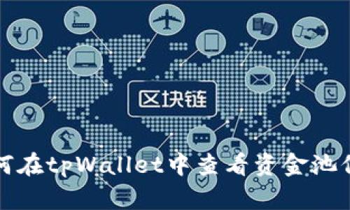 如何在tpWallet中查看资金池信息